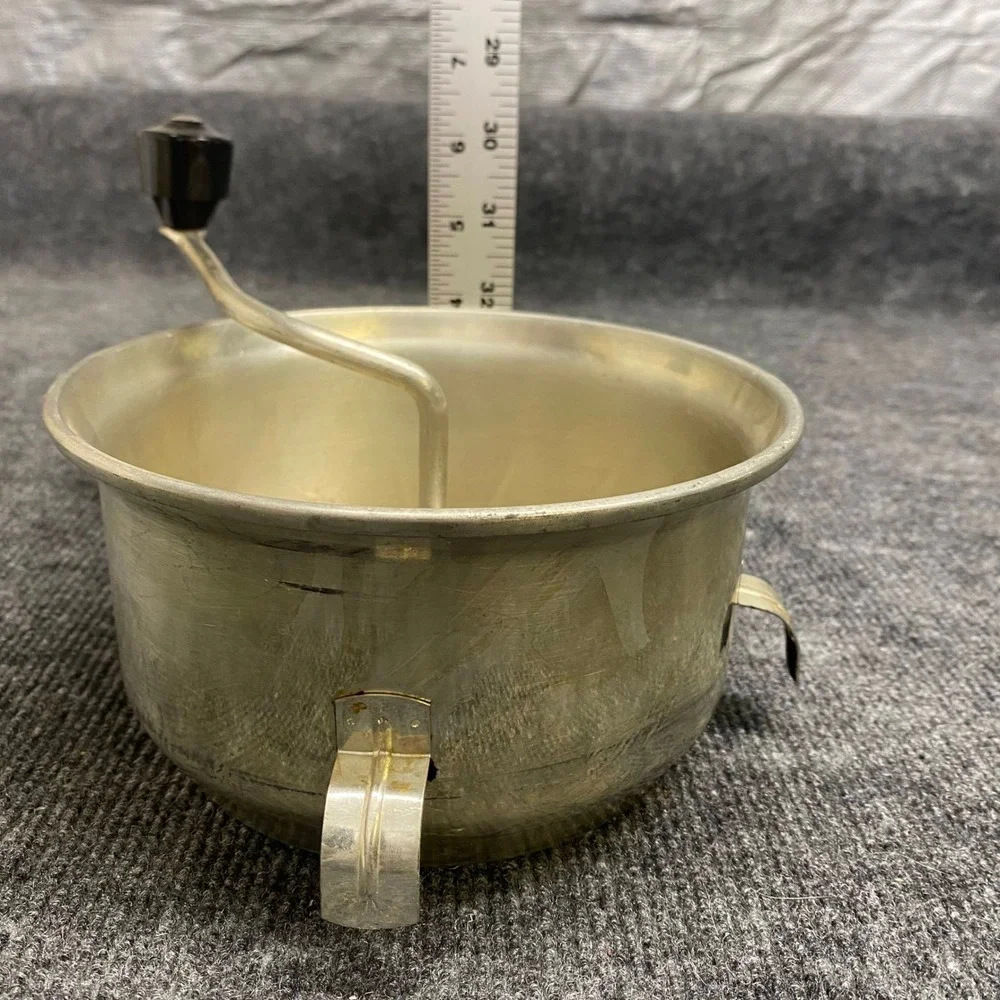 Vintage Foley Food Mill Aluminum Hand Crank Masher Ricer Silver 7 Inch Bowl USA
